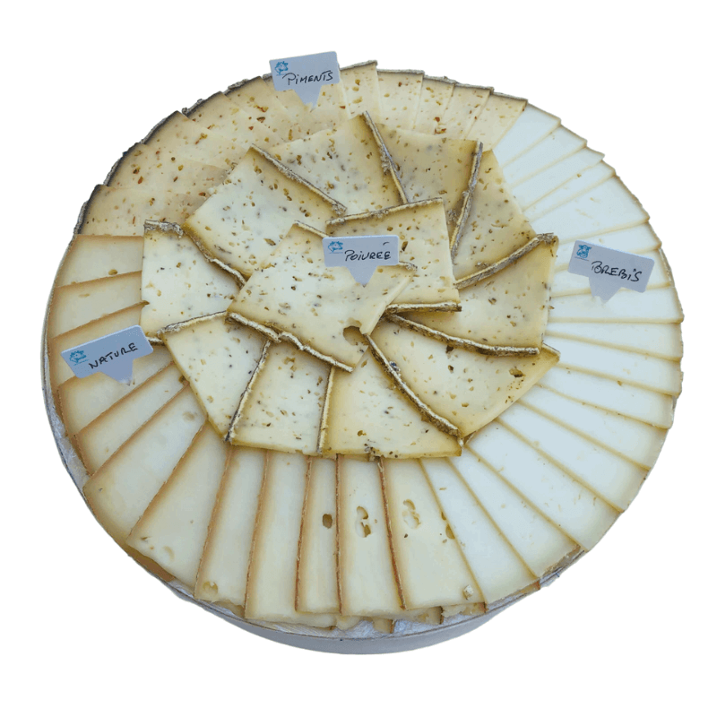 Plateau de fromages à Raclette