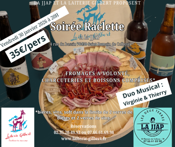 Soirée Raclette JJAP St Romain - Vendredi 30 janvier 2026