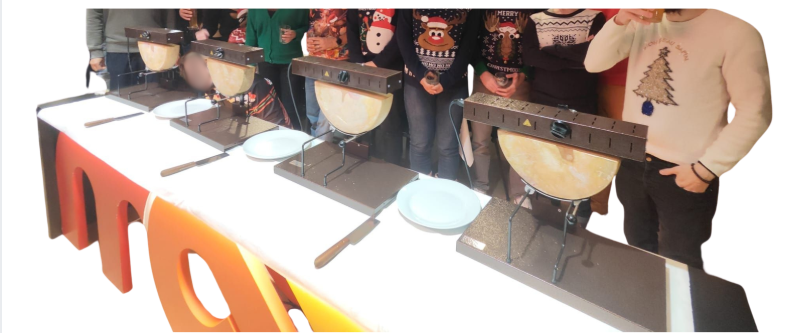 événement professionnel raclette