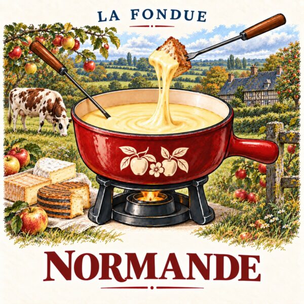 Fondue normande – formule 4 à 5 personnes
