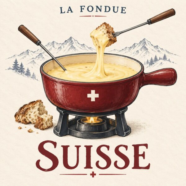 Fondue suisse moitié-moitié – par personne