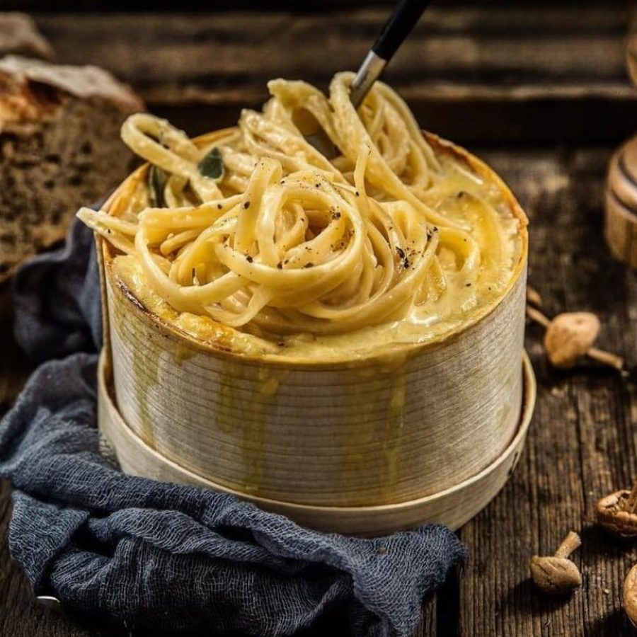 Pâtes au Mont d'or AOP